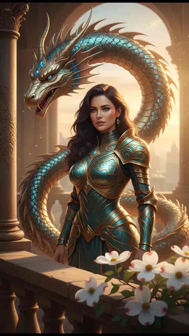 Dragon Gaze Video – Cinematic Fantasy Interaction background blur