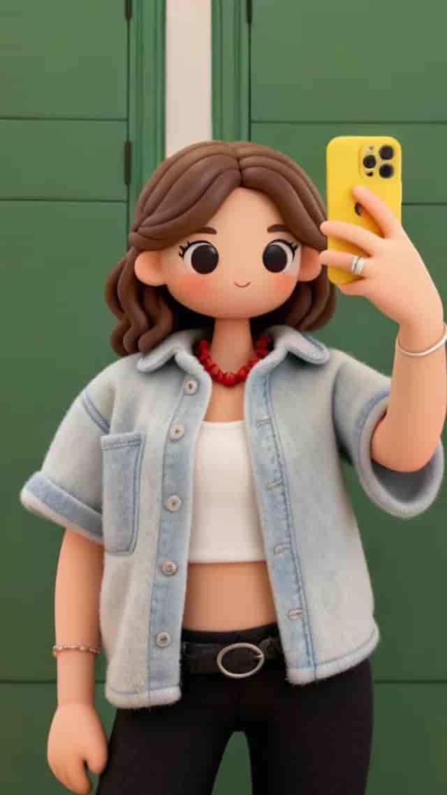 Soft 3D Character  background blur