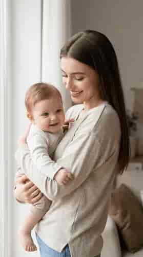 Future Mother Portrait background blur