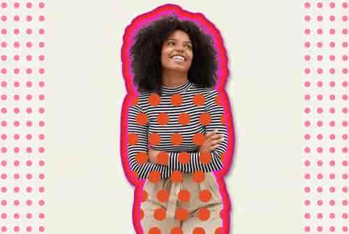 Pop Sticker Overlay background blur