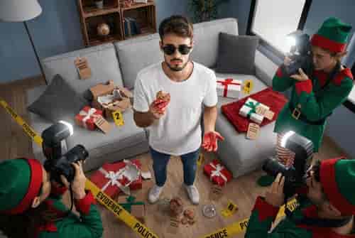 Forensic Frosting background blur