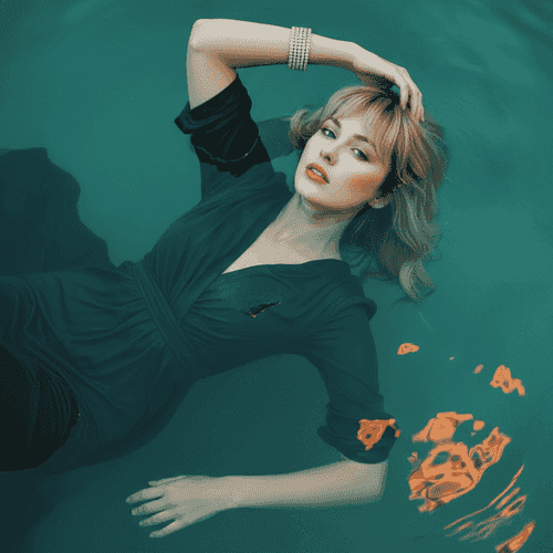 Album Art | Showgirl Water Portrait – AI Template background blur