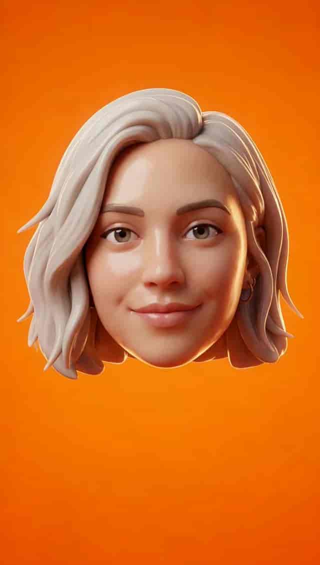 Plastic Head Tongue background blur