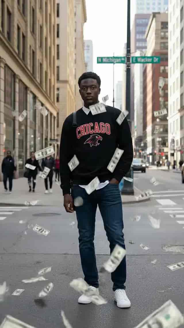 Money Rain  background blur