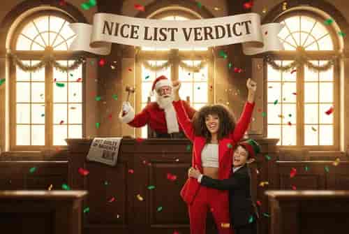 Holiday Verdict background blur