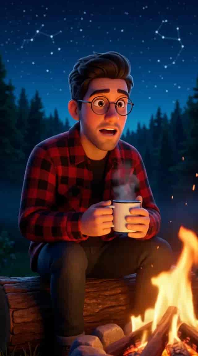 Campfire Storyteller background blur