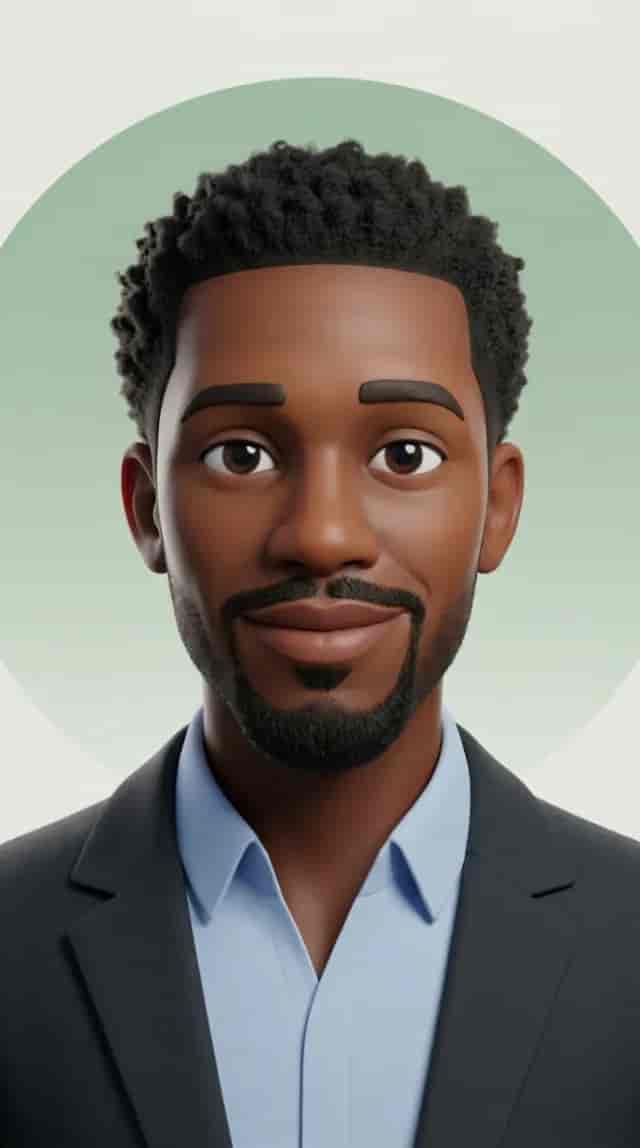 3D Talking Avatar background blur