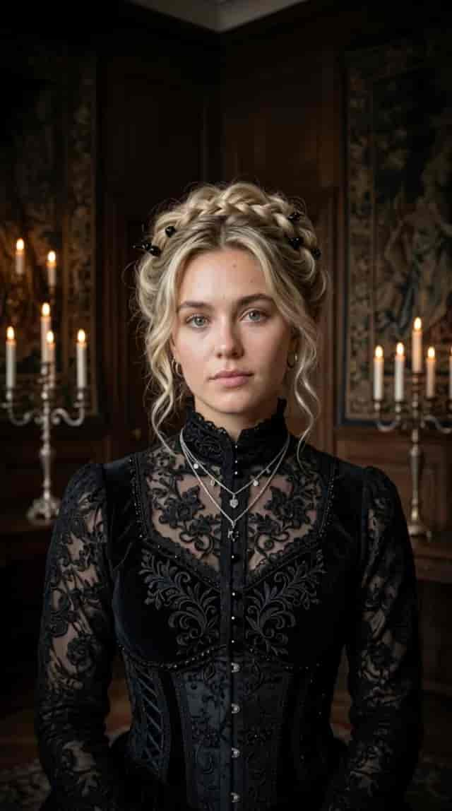 Victorian Gothic Style background blur