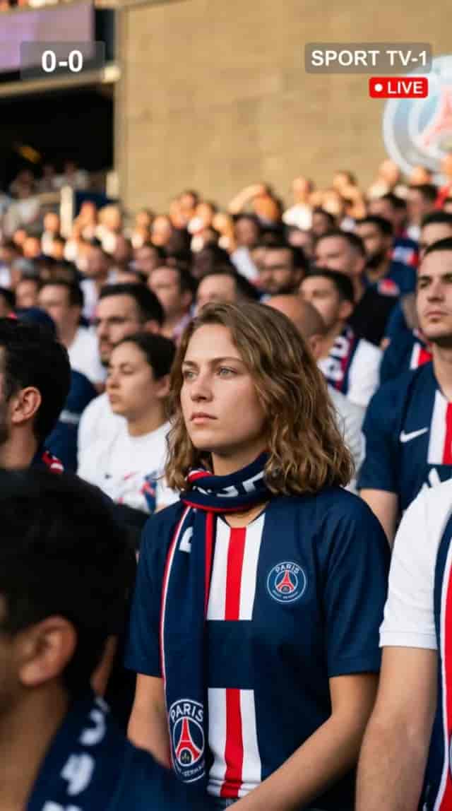 AI Football Fan background blur