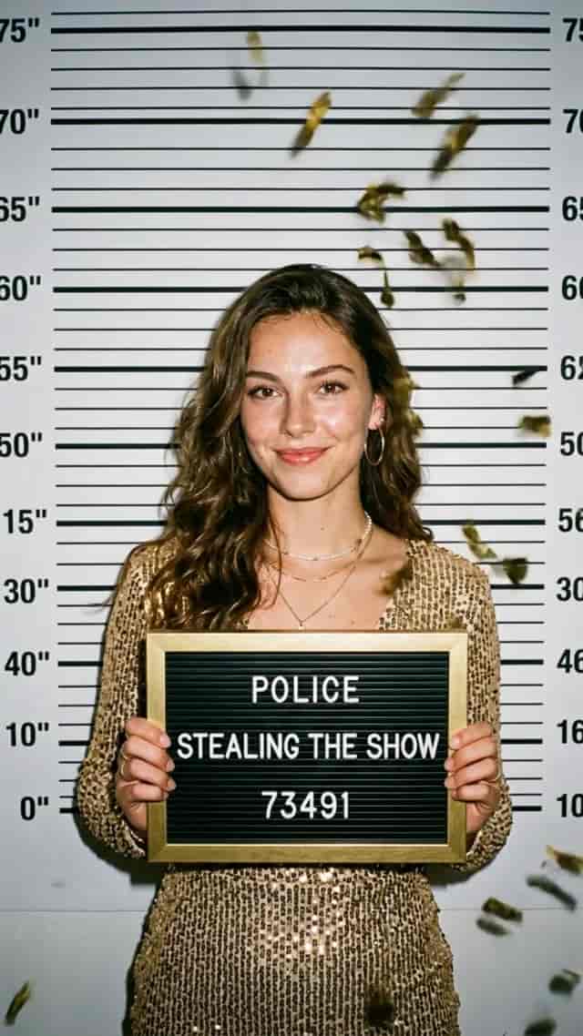 Stealing Show Mugshot background blur