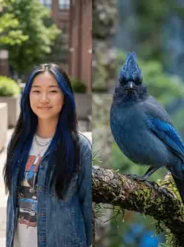 Spirit Animal Collage background blur