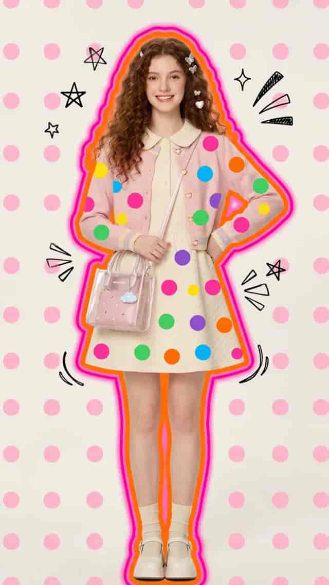 Neon Pop Fashion background blur