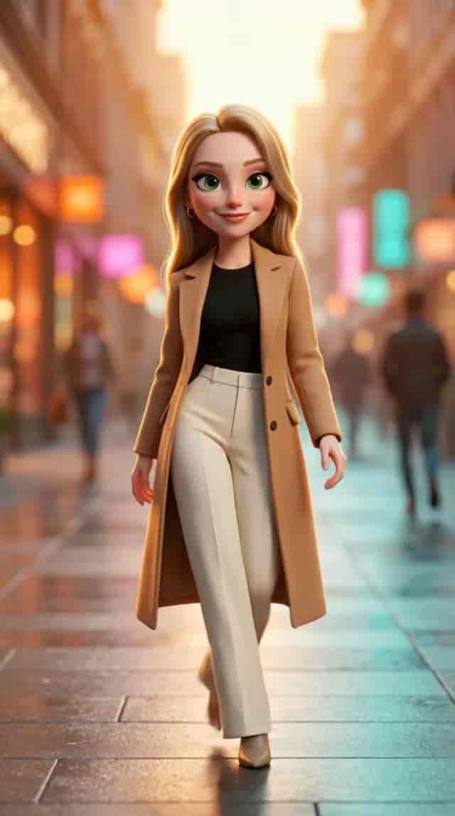 Golden Hour Walk background blur