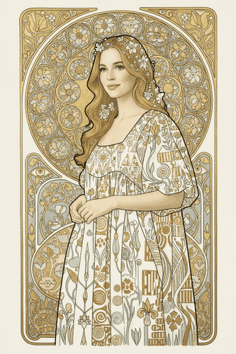 Art Nouveau Dream background blur