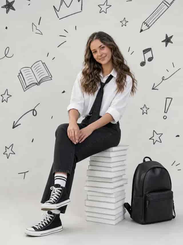 Doodle School Wall background blur