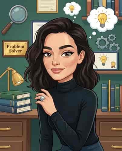 Career Caricature background blur