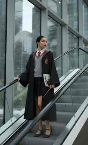 Wizard School Cosplay background blur