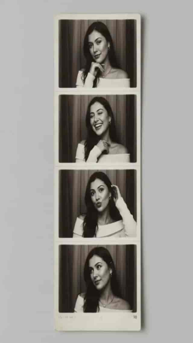 Vintage Photobooth Strip background blur