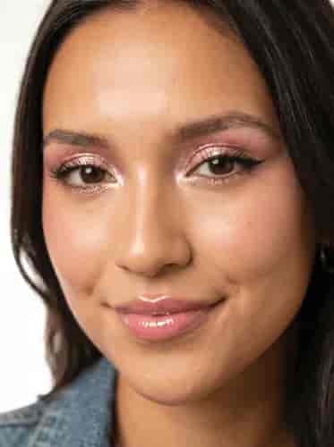 Pink Glam Makeup background blur