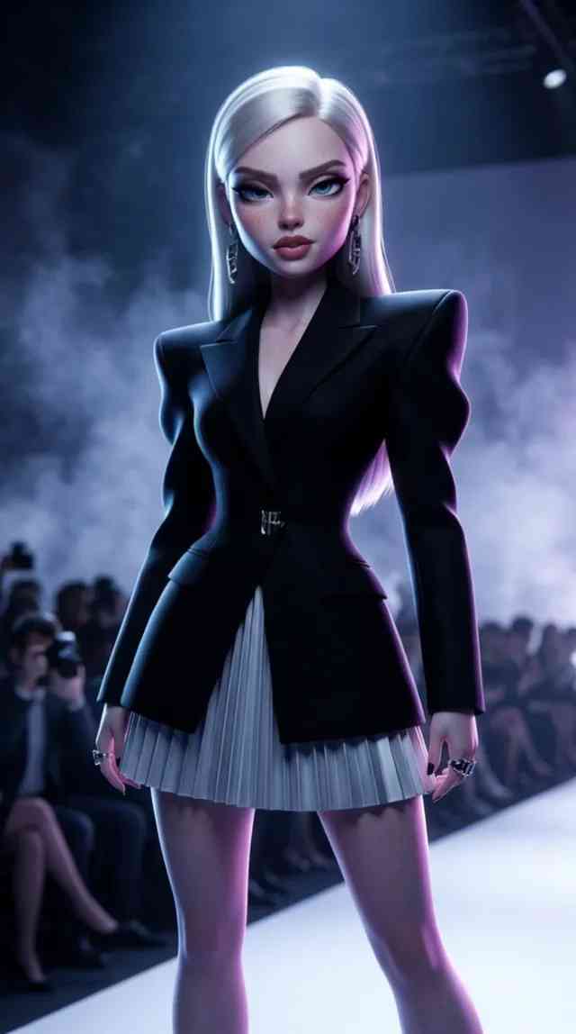 Runway Power Walk background blur