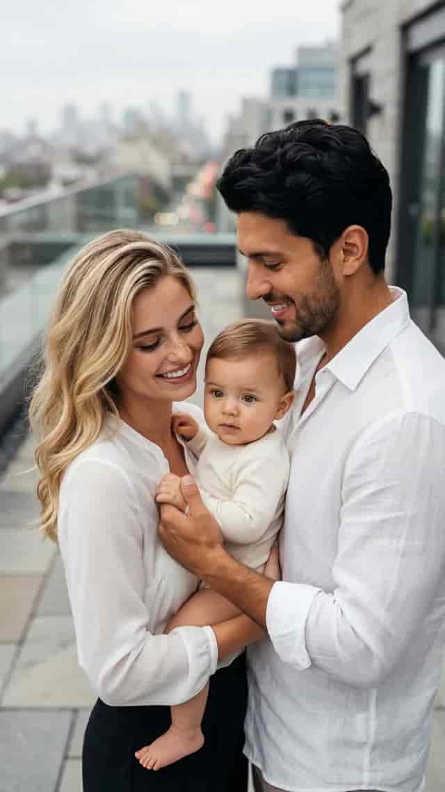 Urban Family Shot background blur