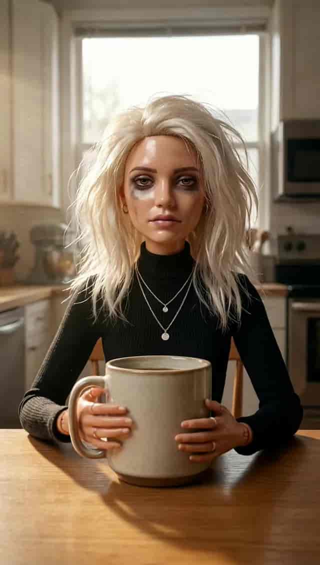 Morning Messy Doll background blur