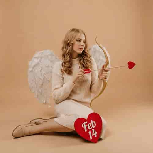 Modern Cupid Avatar background blur
