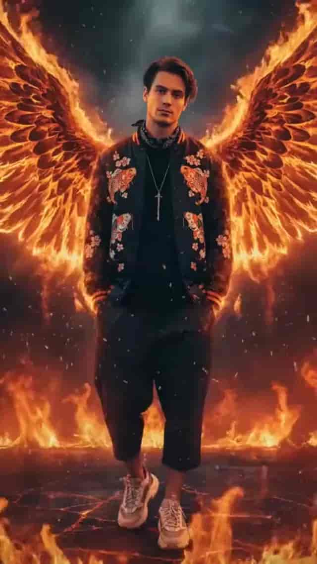 Phoenix Fire Warrior background blur