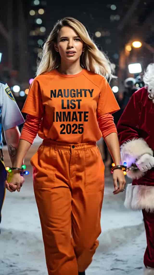 Holiday Arrest Scene background blur