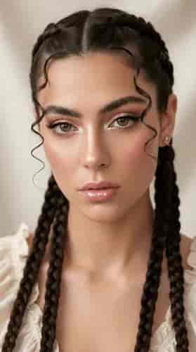 Pink Glam Makeup background blur