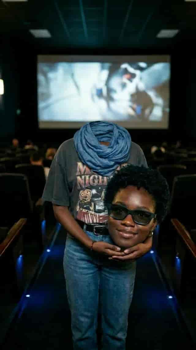 Giant Head background blur
