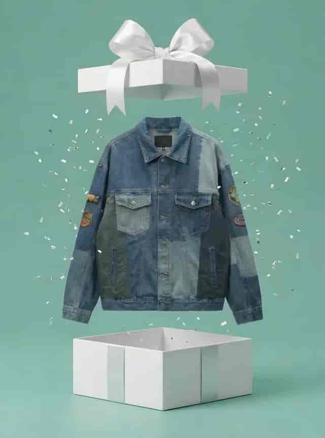 Gift Box Levitation background blur