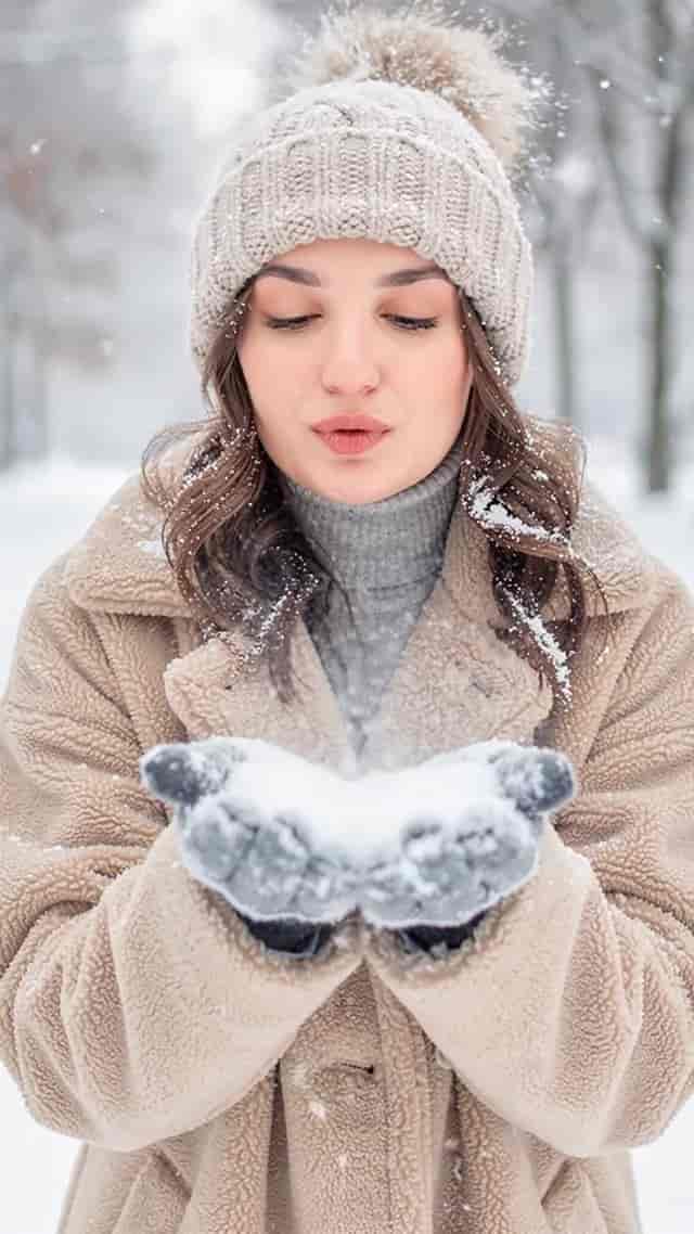 Winter Breath background blur
