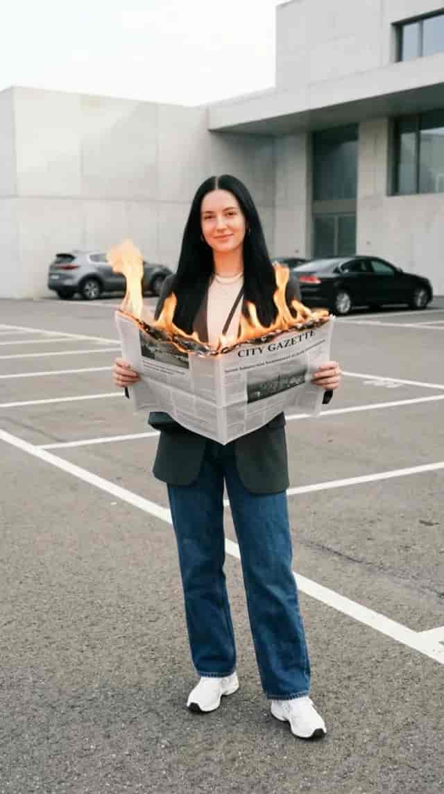 On Fire background blur