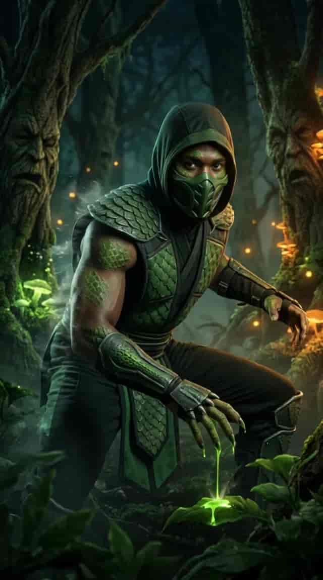 Reptile background blur