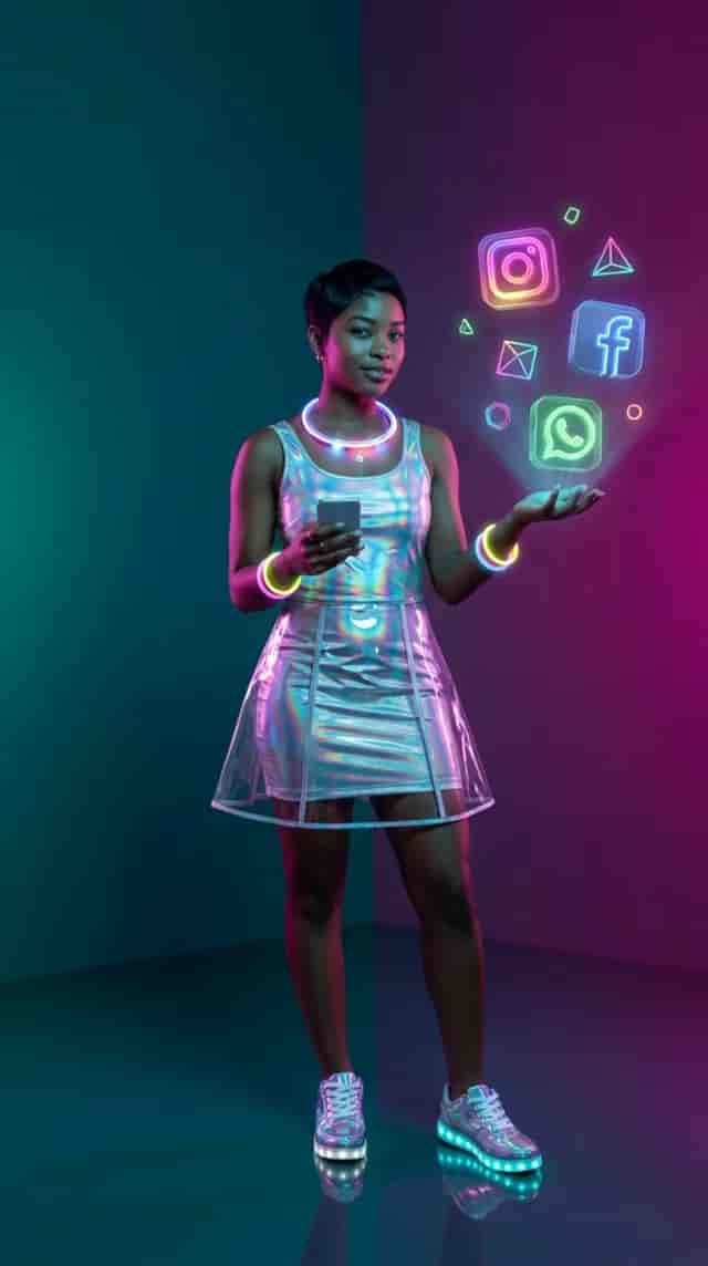 Neon Edit background blur