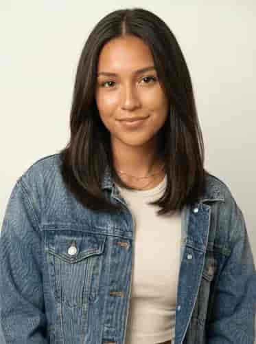 Long Bob Lob Cut background blur