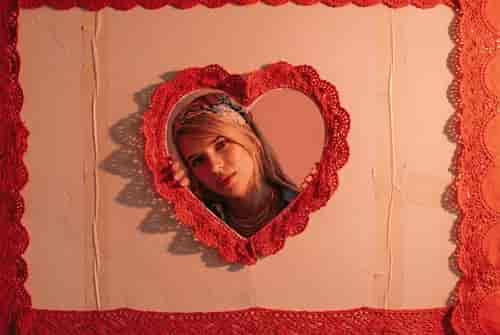 Heart Cutout Booth background blur