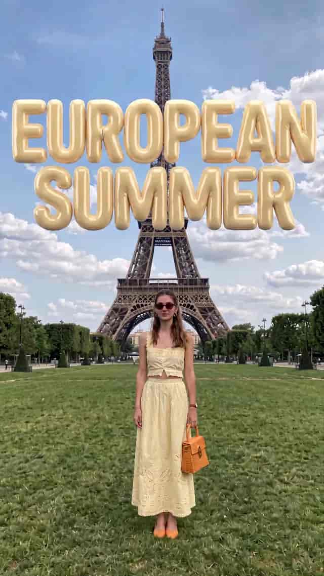 European Summer background blur