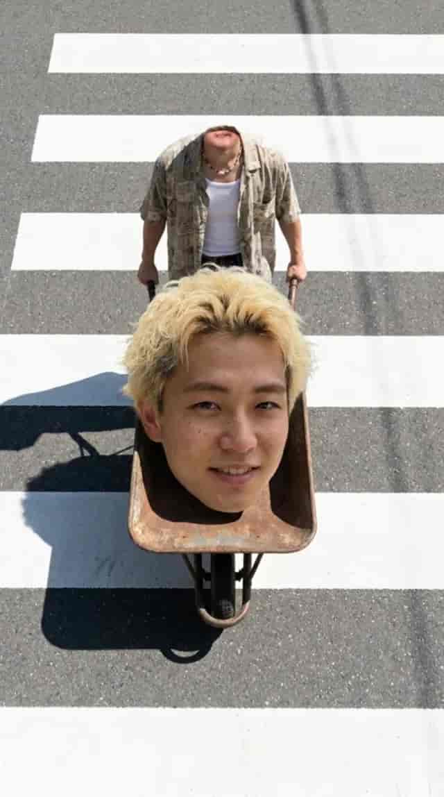 Big Head Wheelbarrow background blur