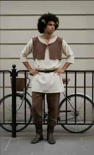 Ogre Cosplay background blur