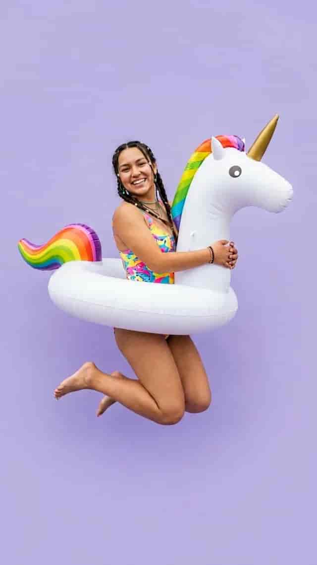 Unicorn Jump background blur