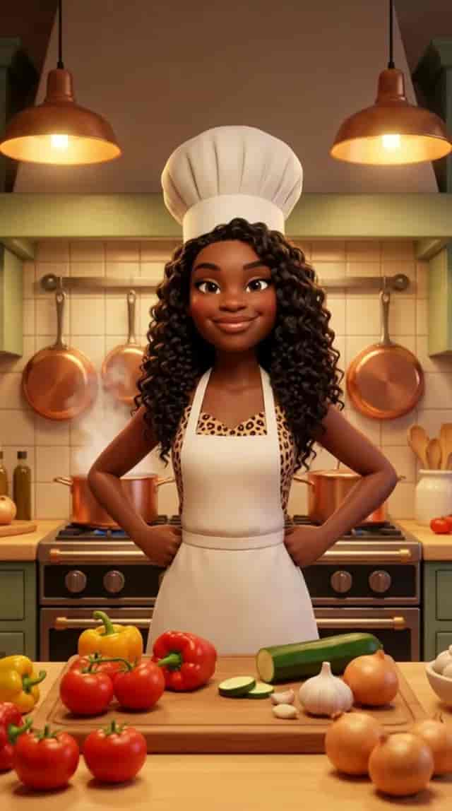 Chef Cooking background blur