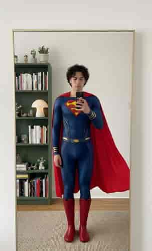 Superhero Cosplay background blur