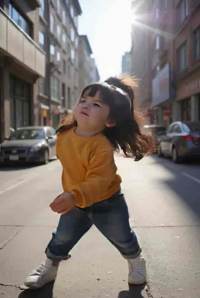 Robot Dance Challenge background blur