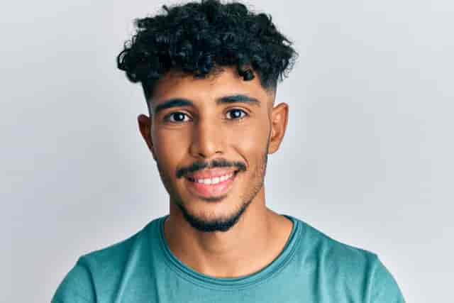 Gentle Tearful Look background blur