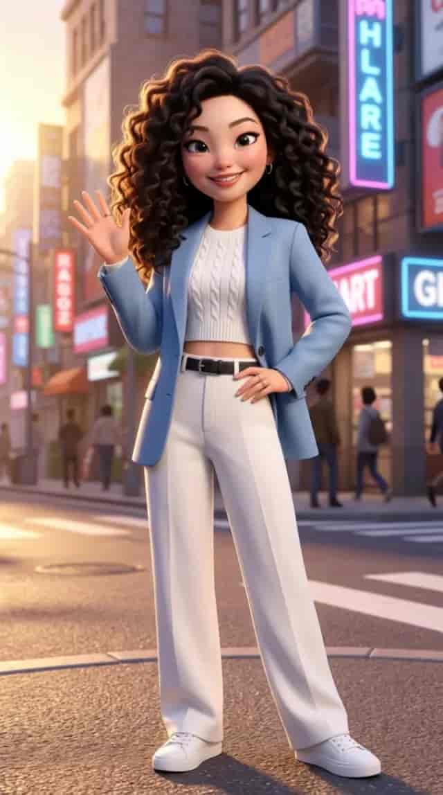 Character City Walk background blur