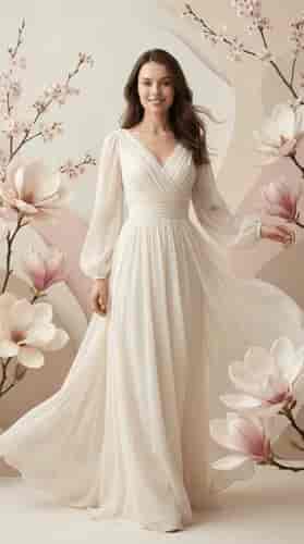 Magnolia Editorial Portrait background blur