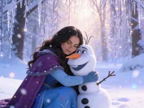 Winter Embrace background blur