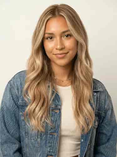 Blonde Hair background blur